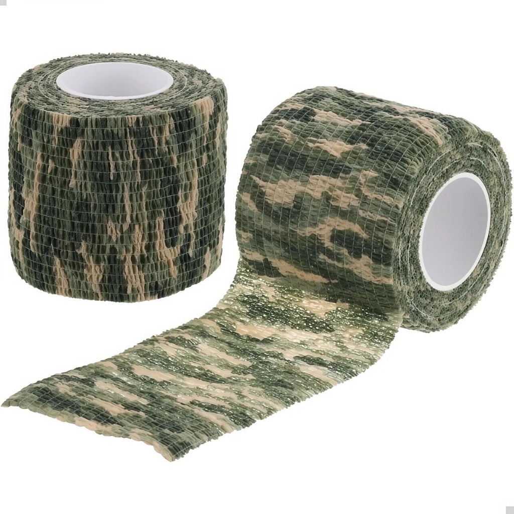 Rolo Fita Camuflagem Autoadesiva 5cm Tática Militar