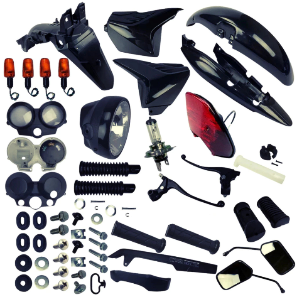 Kit Renovação Total CG Titan 125 Fan 09 10 11 12 13 Plásticos Carenagem  Completo em Oferta na Shopee