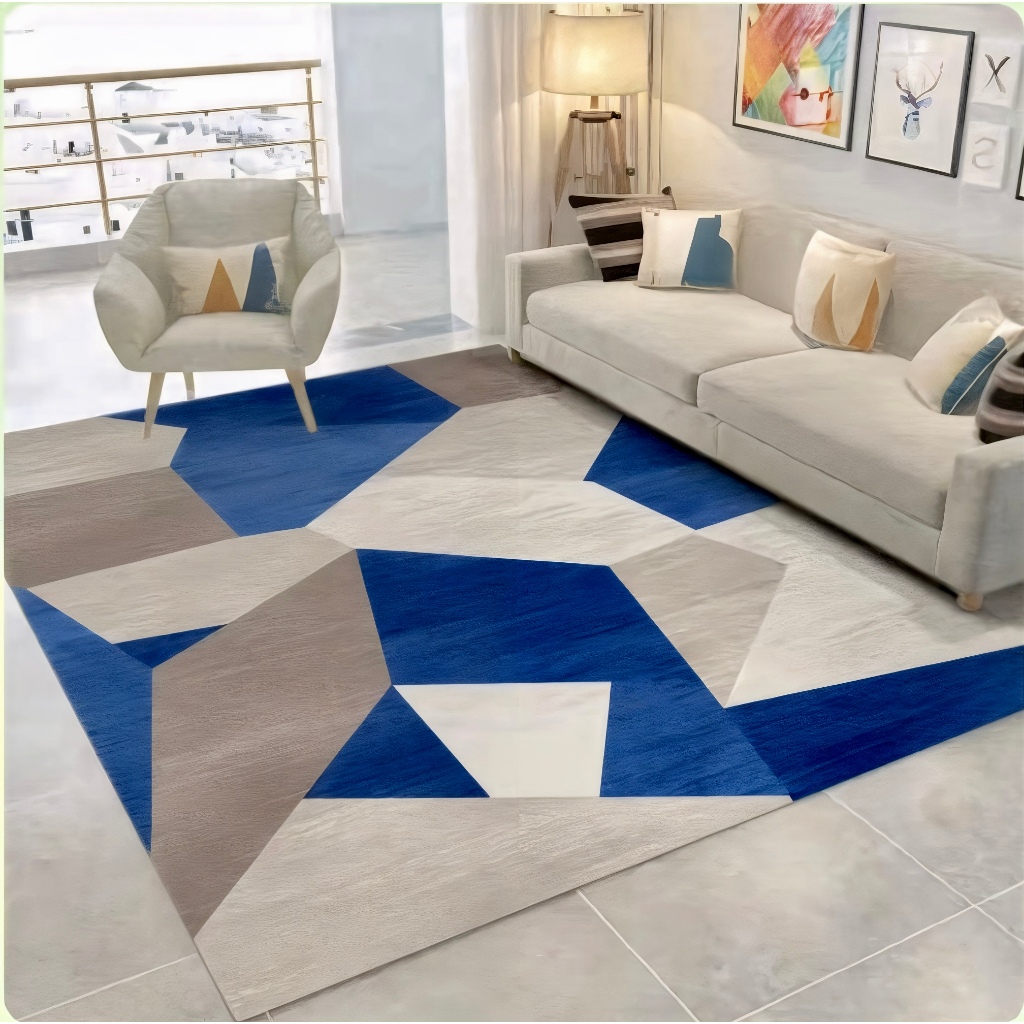 Tapete Para Sala Belga Estampado Com Antiderrapante Quarto Escritório - Todas as Medidas