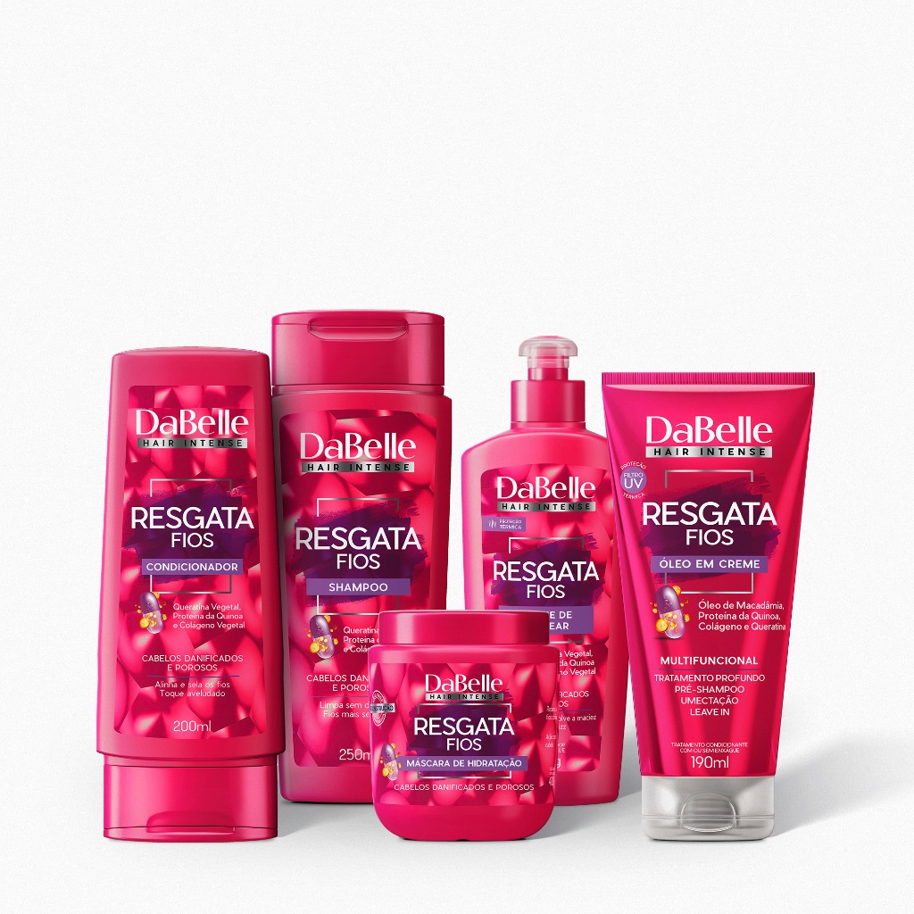 DaBelle Kit 5 Produtos - Resgata Fios em Oferta na Shopee