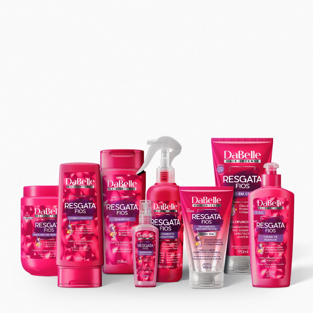 DaBelle Super Kit Completo 8 Produtos - Resgata Fios em Oferta na Shopee