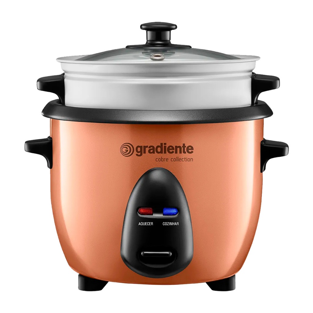 Panela De Arroz Risoteira 600ml 3x1 Multiuso A Vapor Gradiente
