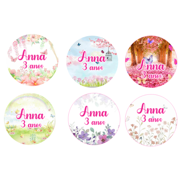 Tags Para Esfera 6,5cm Todos os Temas Lembrancinha Festa Infantil em Oferta na Shopee