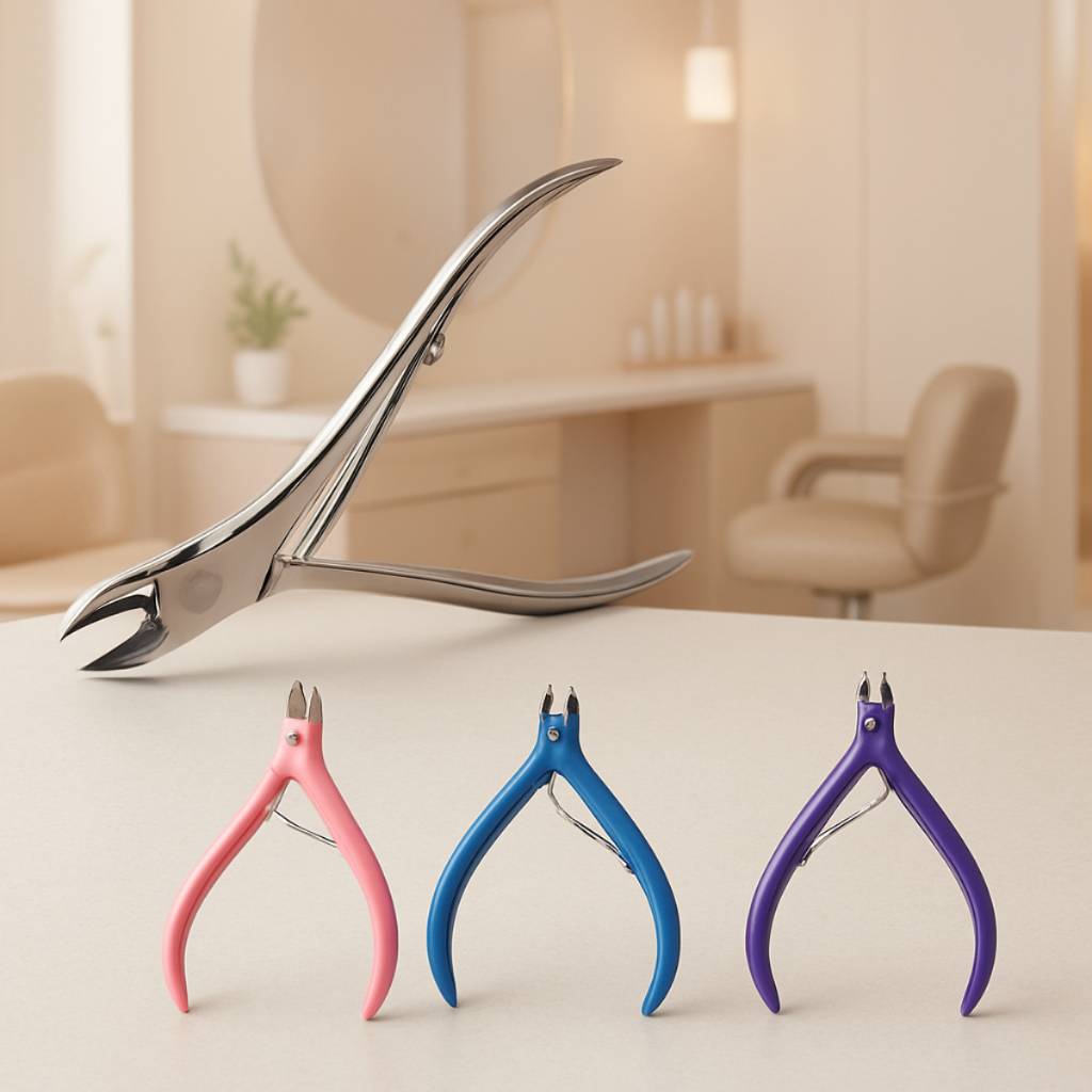 Kit Alicate de Cortar Unhas + Alicate de Cutícula Manicure Pedicure Podóloga Profissional Mão Pé Auto clave Inox em Oferta na Shopee