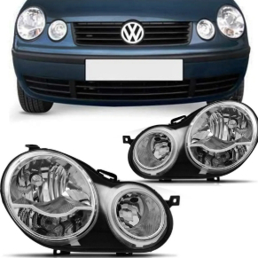 FAROL POLO 2003/2006 CROMADO LADO ESQUERDO