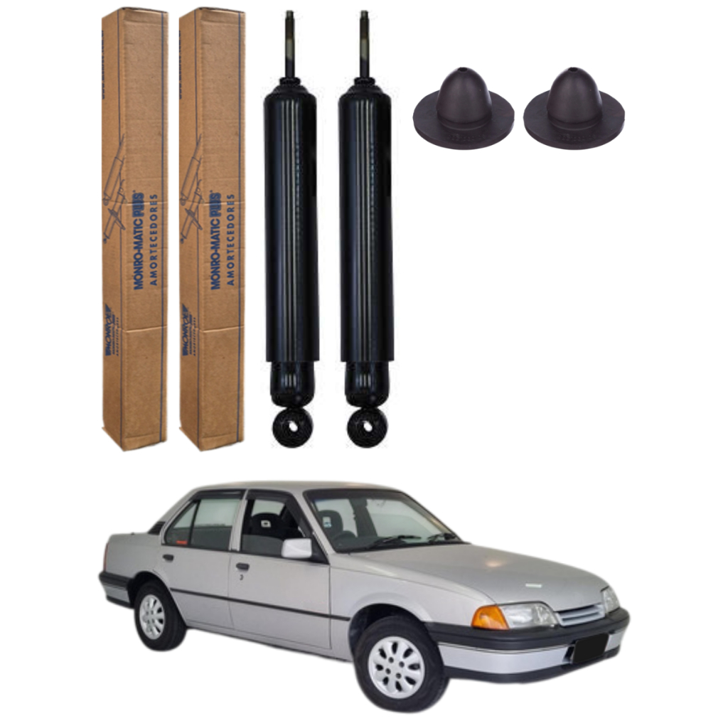 PAR AMORTECEDOR TRASEIRO MONZA 91 A 96 ORIGINAL MONROE + KITS