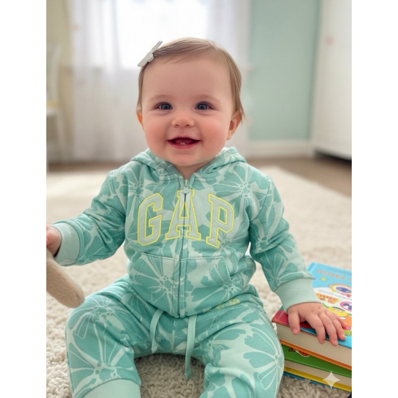 Conjunto Moletom GAP Bebê Menina Original