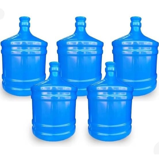 Kit 5 Galão 20 Litros Novo Vazio Com Tampa Validade 2026 a 2029