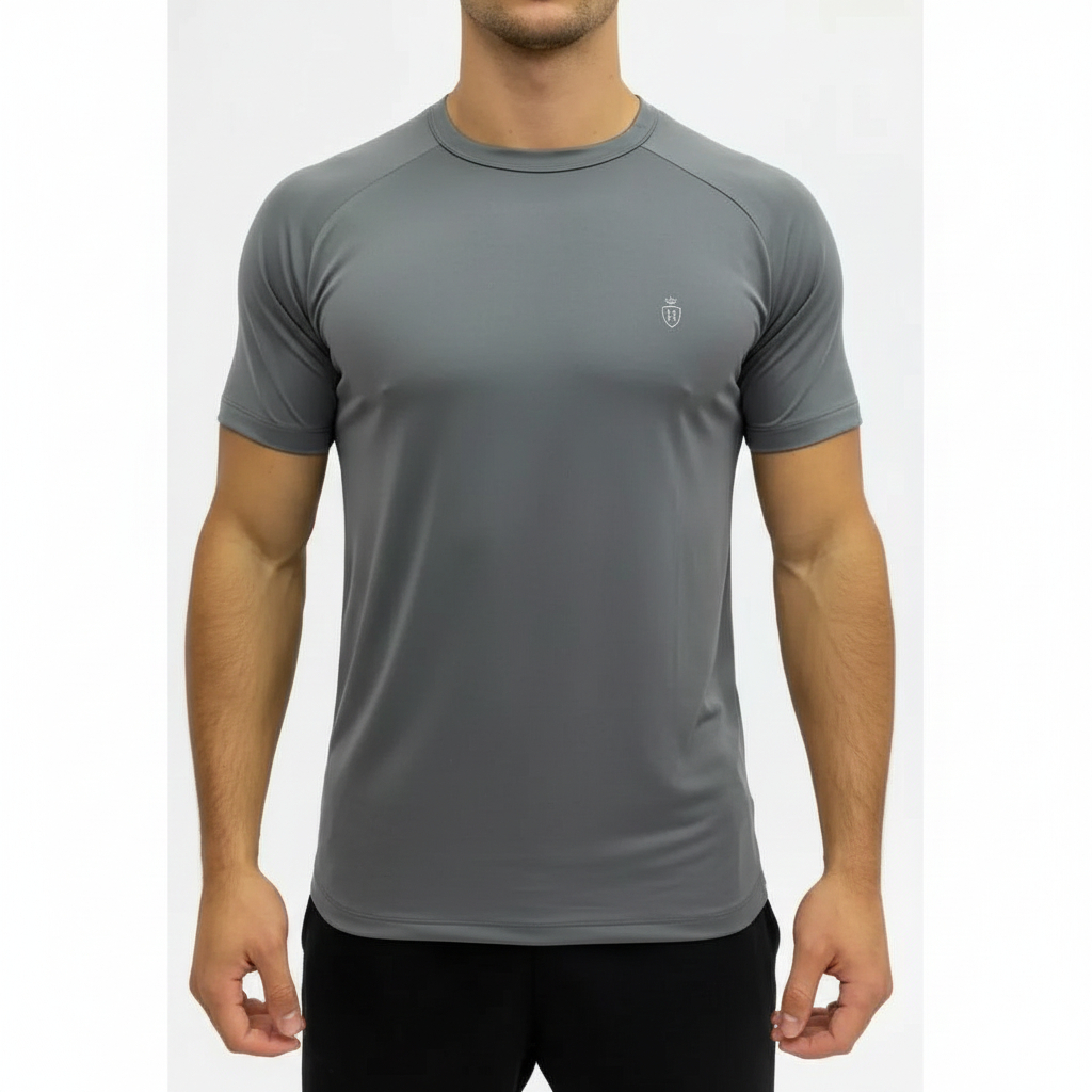 Camiseta Fitness Masculina – Dry Fit Respirável, Conforto e Proteção Solar UV