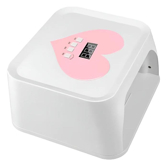 Cabine Led Uv Sun X Plus Coração Bivolt 256w Profissional Unha Branco Bivolt