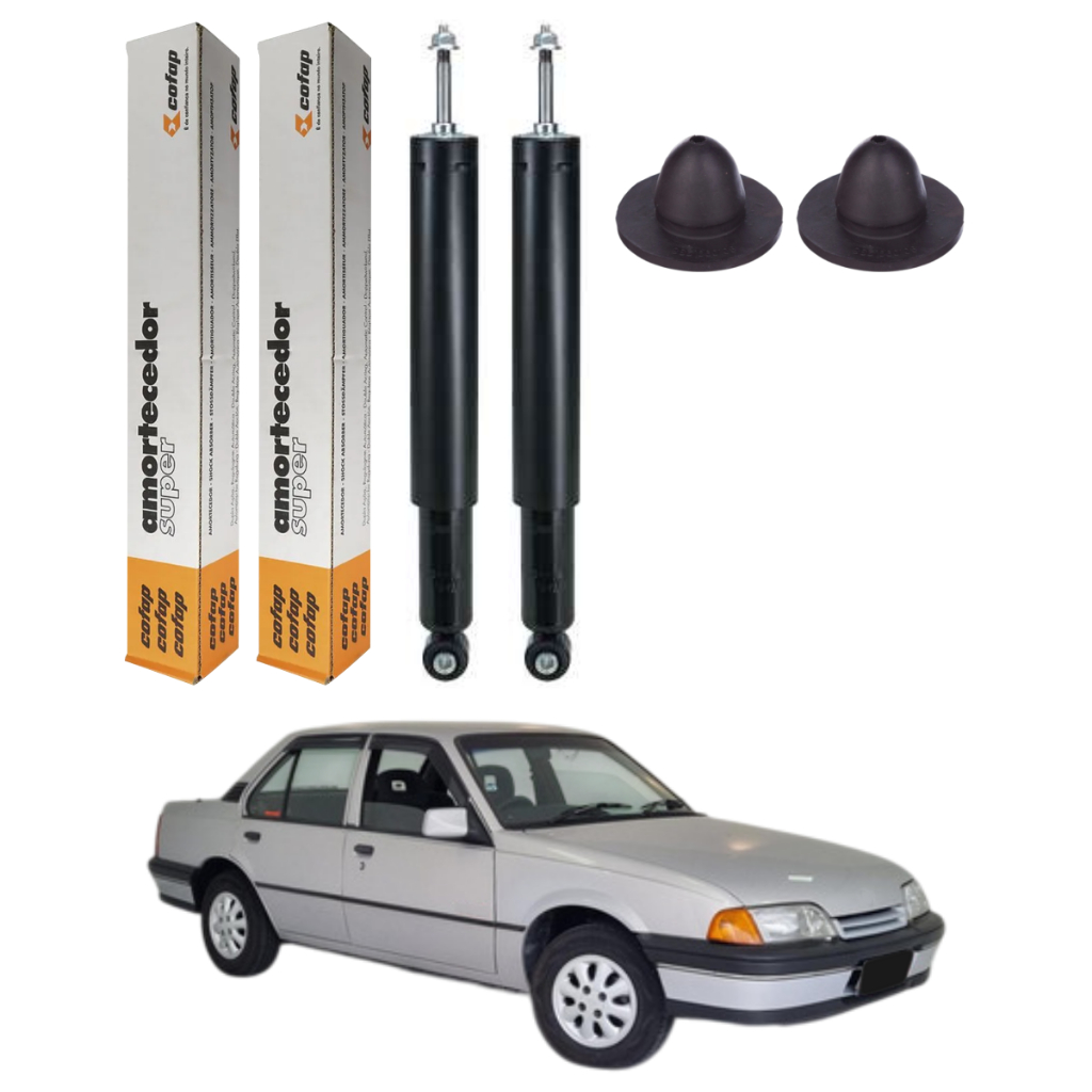 PAR AMORTECEDOR TRASEIRO MONZA 1991 A 1996 COFAP + KIT