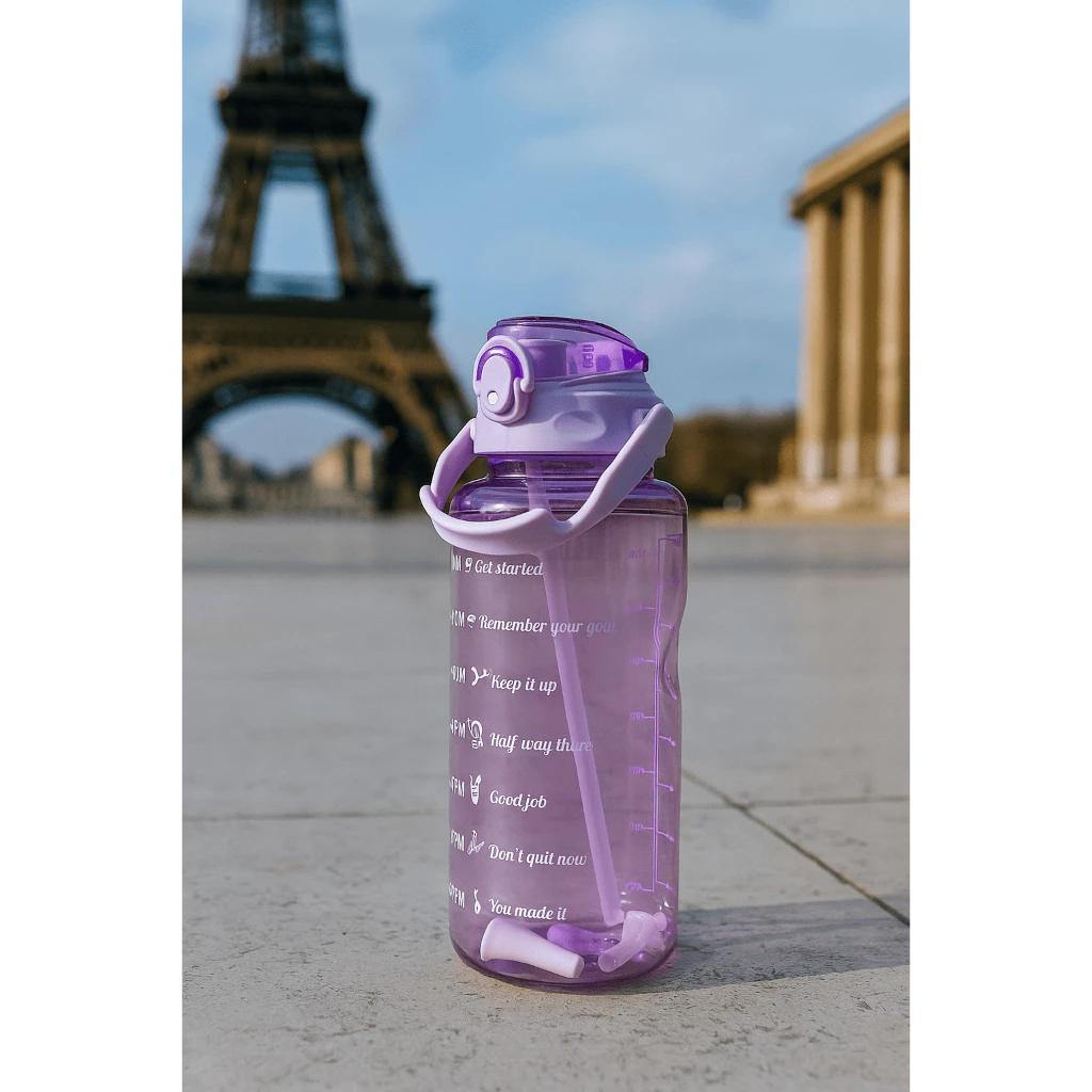 Garrafa p/ Água Motivacional 2 Litros c/ Suporte Para Celular Academia - Trabalho -  Squeeze em Oferta na Shopee
