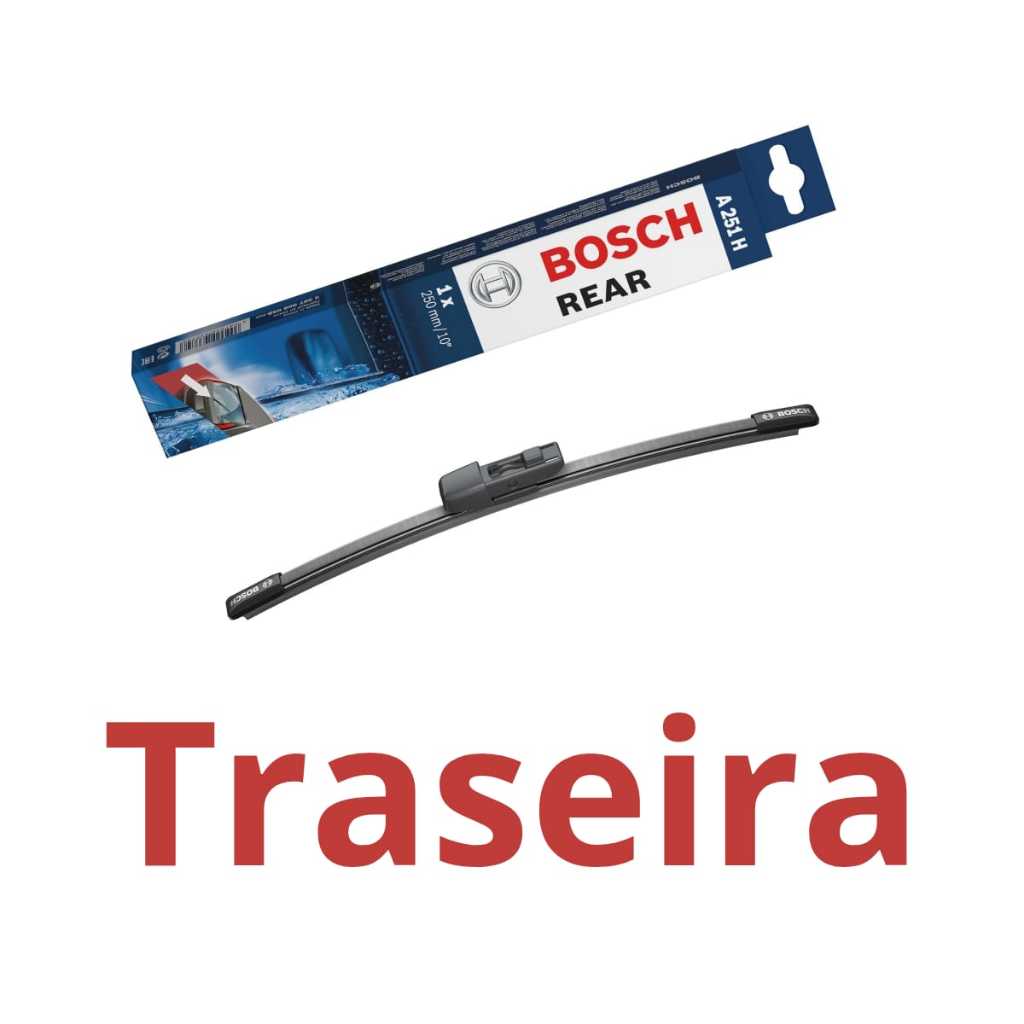 Palheta Limpador Traseiro Bosch Renegade 2021 2022 2023 24+ Preto