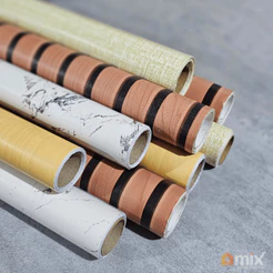 Kit 4 Papel de Parede Adesivo Ripado Autocolante Para Decoração 2 Metros