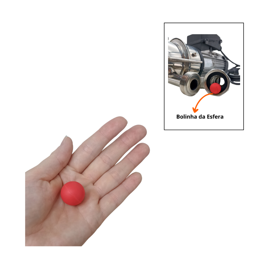 Bolinha Esfera Bomba de Leite 22 mm Flap Ordenha