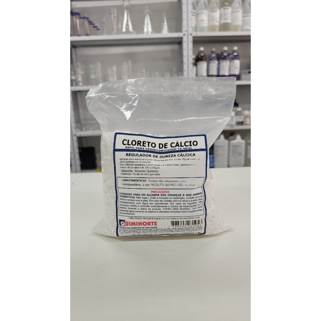 Desumidificador Cloreto de Cálcio Bolinhas (Refil) Pacote 1 kg