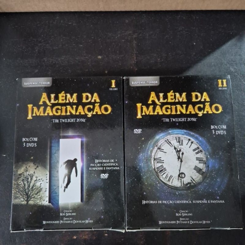 coleção em DVD Além da Imaginação- the twilight zone (6 dvds)