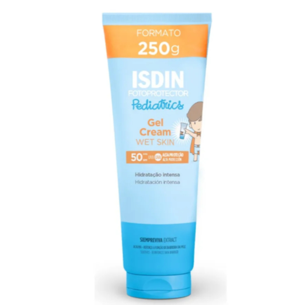 ISDIN Protetor Solar Corporal Infantil Gel Cream Pediatrics FPS 50 - 250g