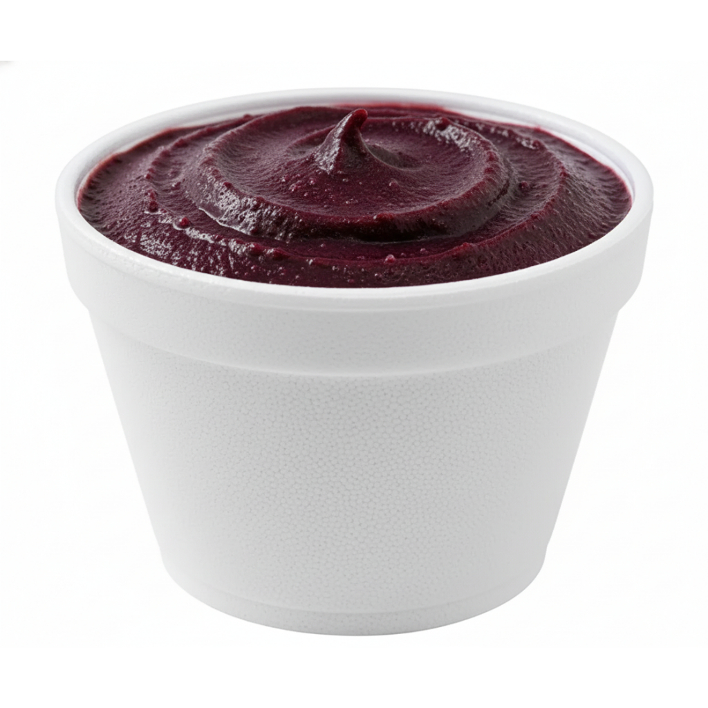 Pote Termico De Isopor 177ml Darnel Açaí/sobremesas 100 Un Branco Liso