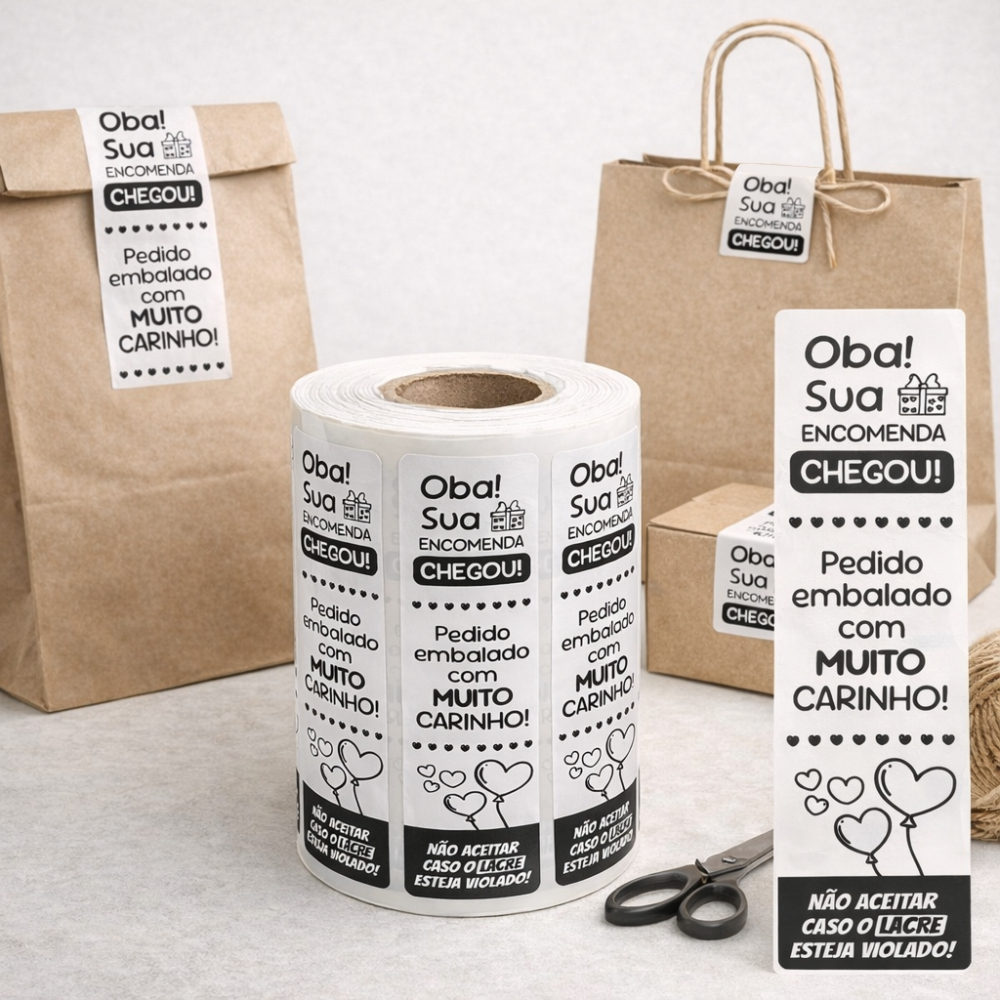 Etiqueta Lacre Delivery Oba Sua Encomenda Chegou - Feito Com Carinho - Embalado Com Amor - Ifood - 99 - Keeta Etiqueta Lacre Delivery Oba Sua Encomenda Chegou - Feito Com Carinho - Embalado Com Amor - Ifood - 99 - Keeta