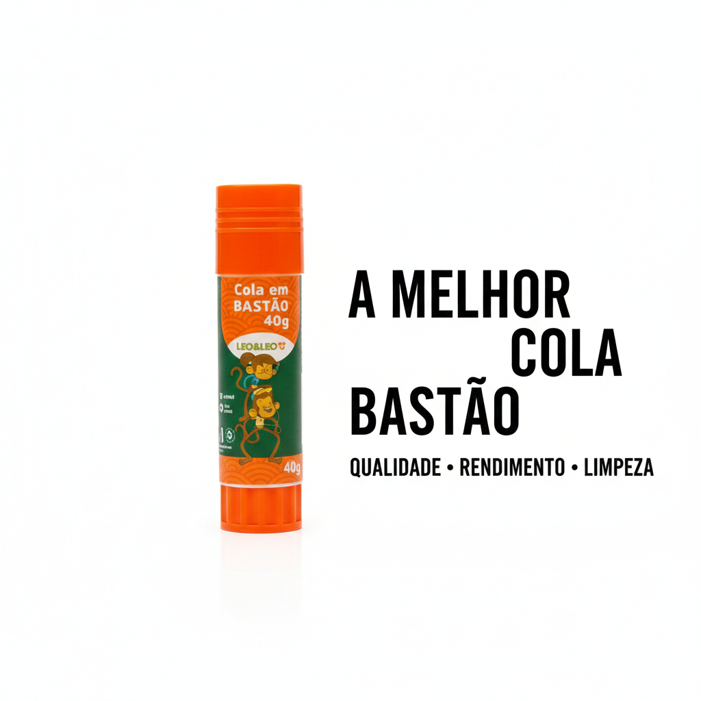 Cola Bastão 40g Grande Profissional - Alta Aderência - Não Suja - Ideal para Escola e Escritório em Oferta na Shopee