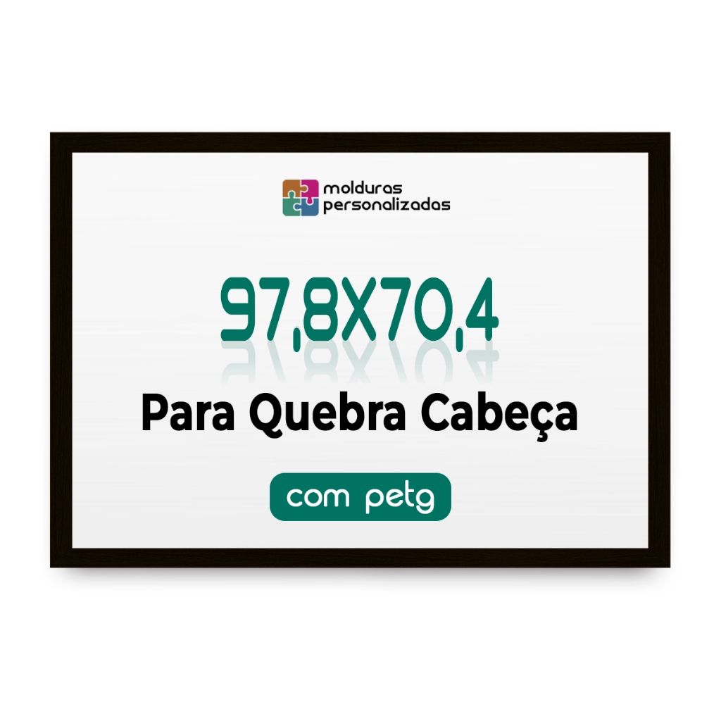 Moldura Quebra Cabeca Grow Puzzle 2000 Pecas 97,8 X 70,4 Cm Proteção PETG