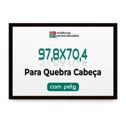 Moldura Quebra Cabeca Grow Puzzle 2000 Pecas 97,8 X 70,4 Cm Proteção PETG