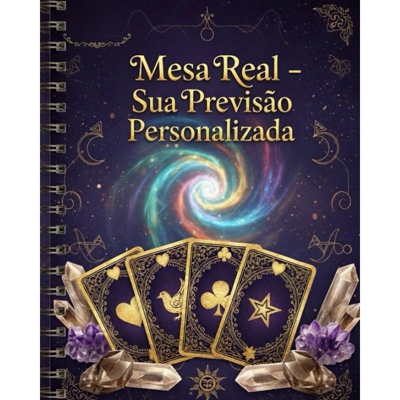 Baralho Cigano–Mesa Real Personalizada - PDF impresso com Previsões Exclusivas para Você | Encadernado/Leia a descrição