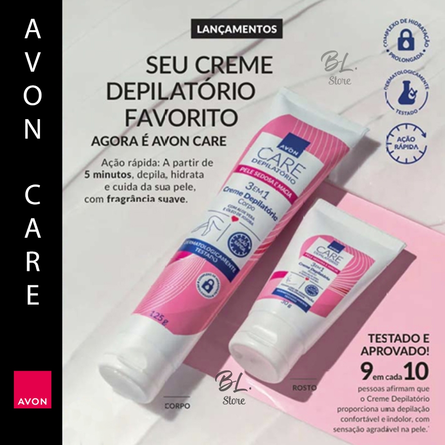 Creme Depilatório Care Avon em Oferta na Shopee
