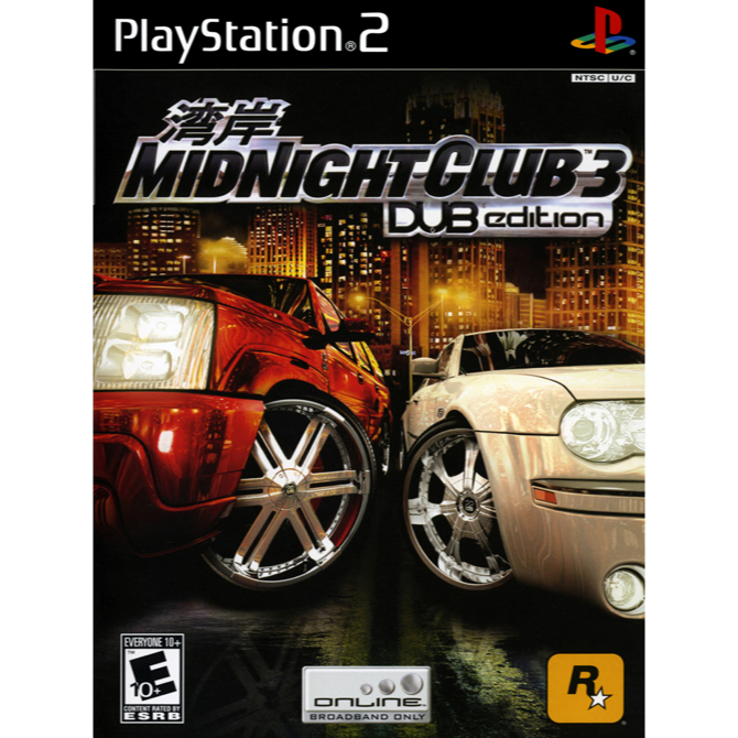 JOGO MIDNIGHT CLUB 3 DUB REMIX - PS2