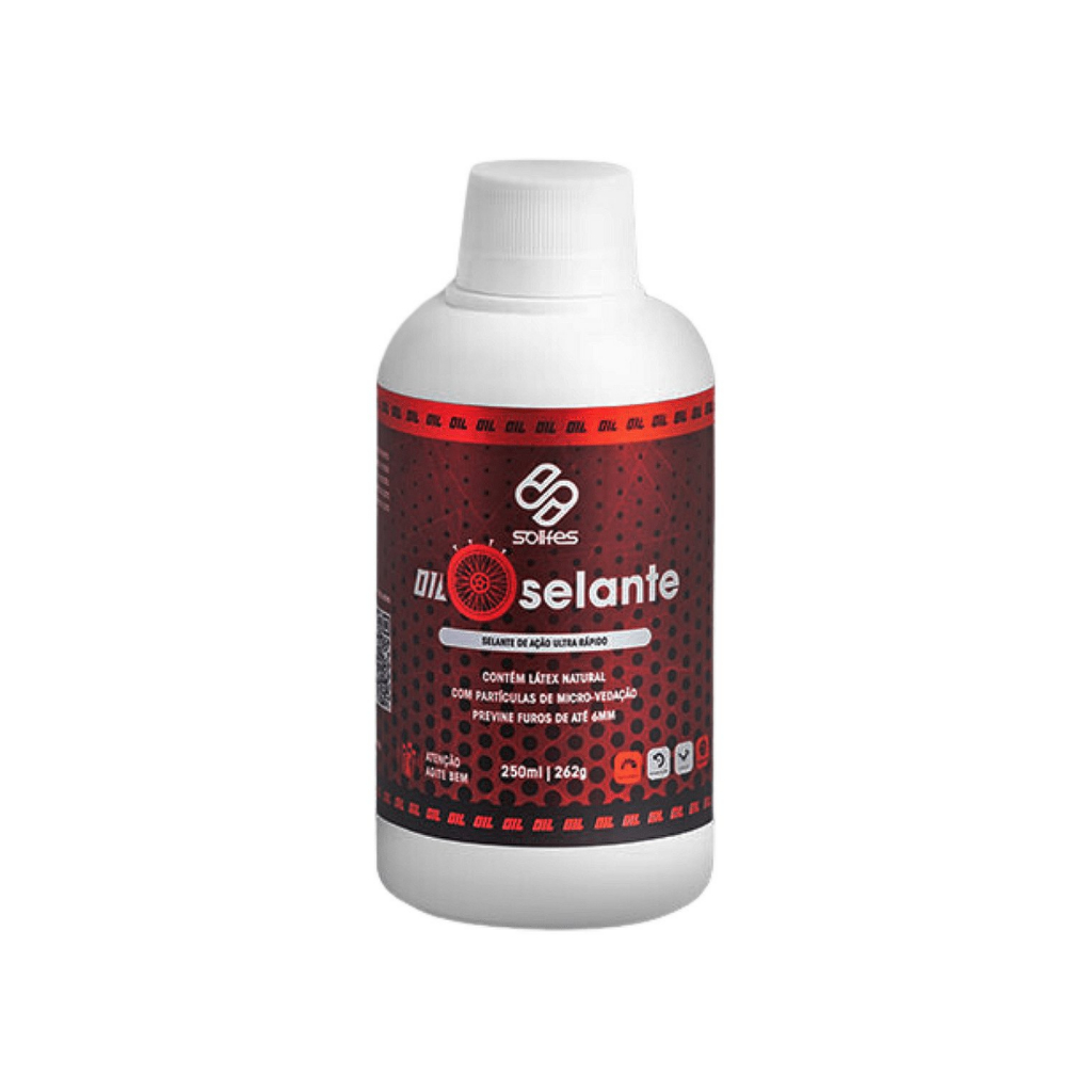 SELANTE LÍQUIDO DE BIKE TUBELESS MTB PARA PNEU SEM CÂMARA CICLISMO SOLIFES 250ml COR BRANCO
