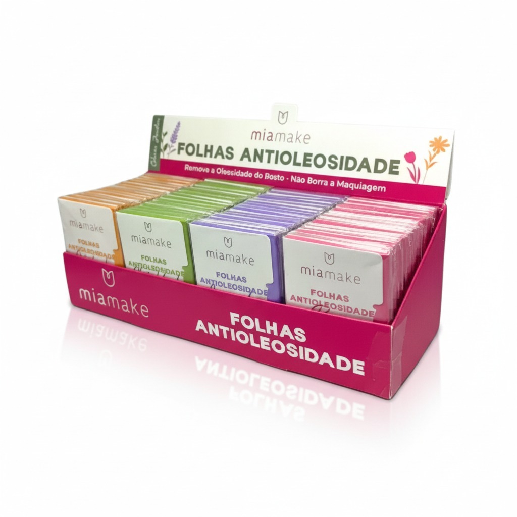 Folhas Antioleosidade – Miamake | 50 unidades por envelope em Oferta na Shopee