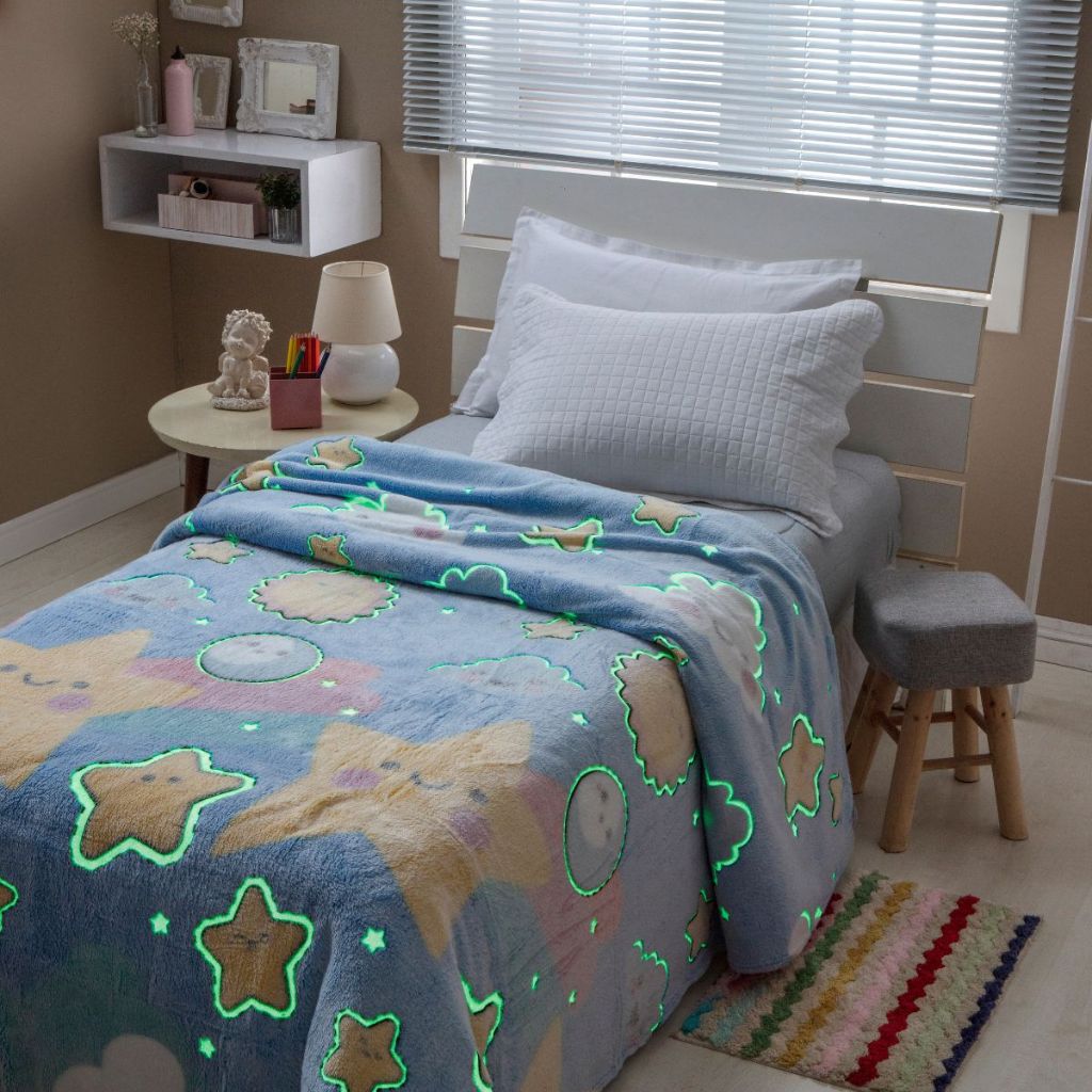 Manta Cobertor Casal Brilhosa 2,00x1,80m – Super Macia, Confortável e Quentinha | Para Cama e Sofá