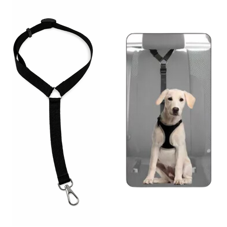 Cinto Pet para Carro Au.Pet – Com Presilha no Encosto de Cabeça p/ Cães Médios e Grandes