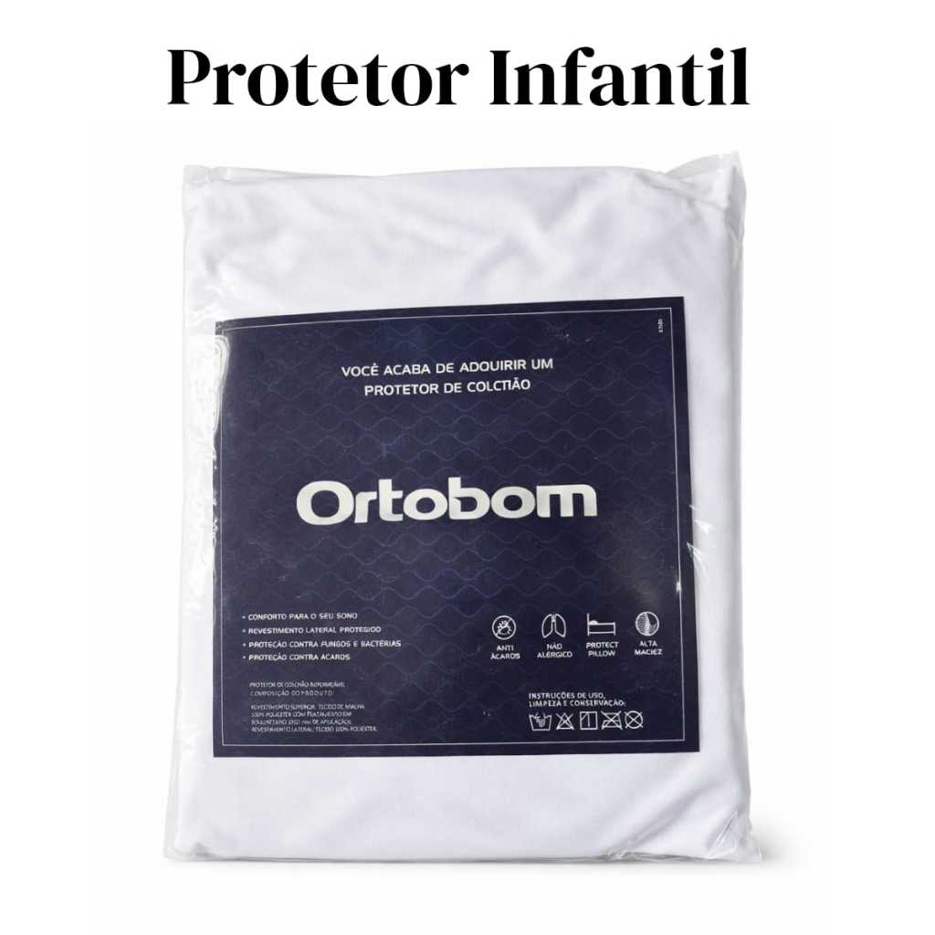 Protetor de Colchão Infantil Impermeável Ortobom Bebê Nenê