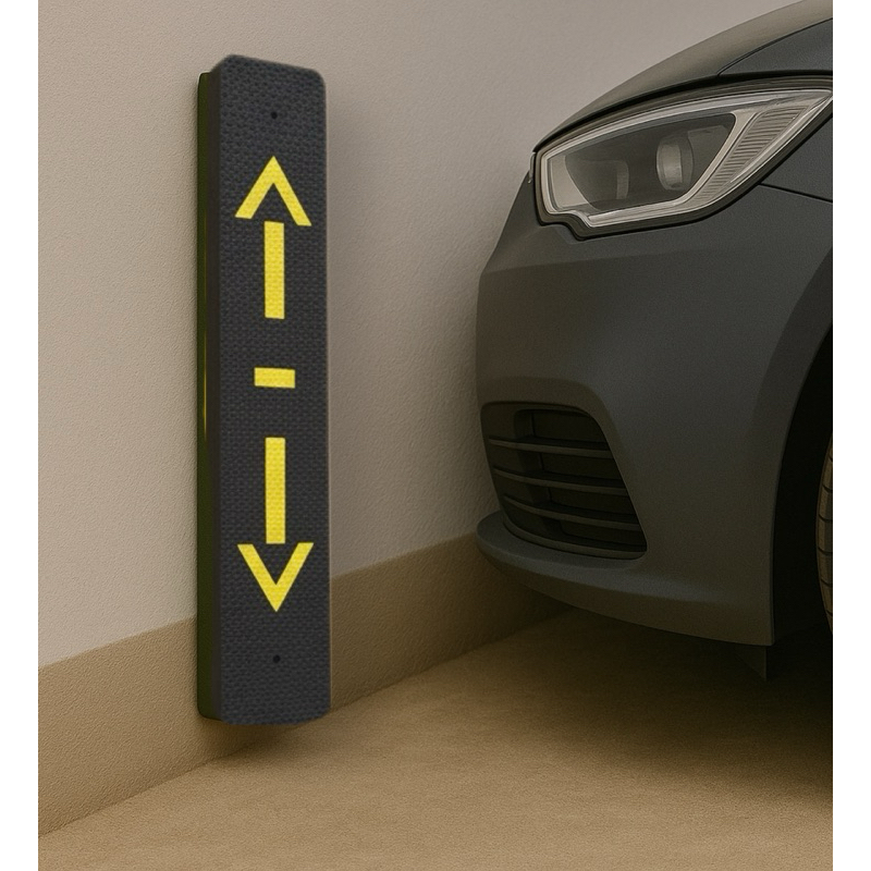Protetor de Garagem EVA Estacionamento 2cm Parede Auto Colante Borracha Batente Carro Predio