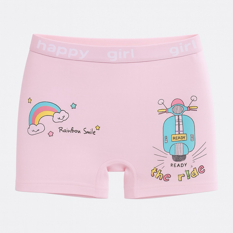 Calcinhas Boxer Algodão Infantil Menina Shortinho Estica - Confortável