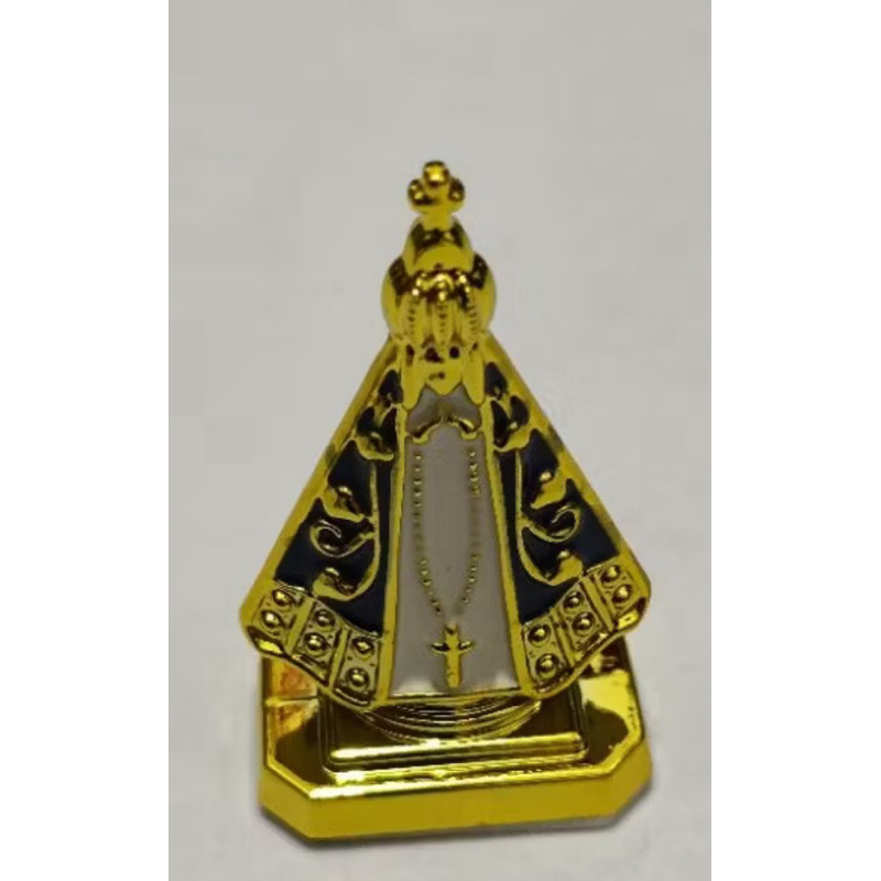 kit com imagens de Nossa Senhora Aparecida p carro, estante e oratório
