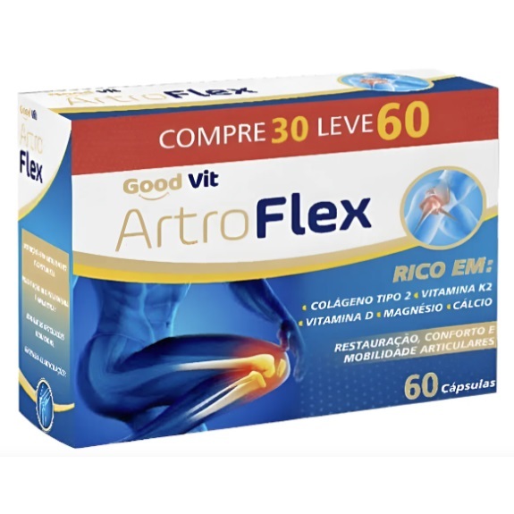 Colageno Tipo II com Vit K2, Vit D, Magnesio e Calcio