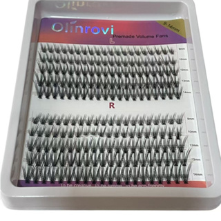 Fans de cílios pré-montados inclinados (L/R) em Oferta na Shopee