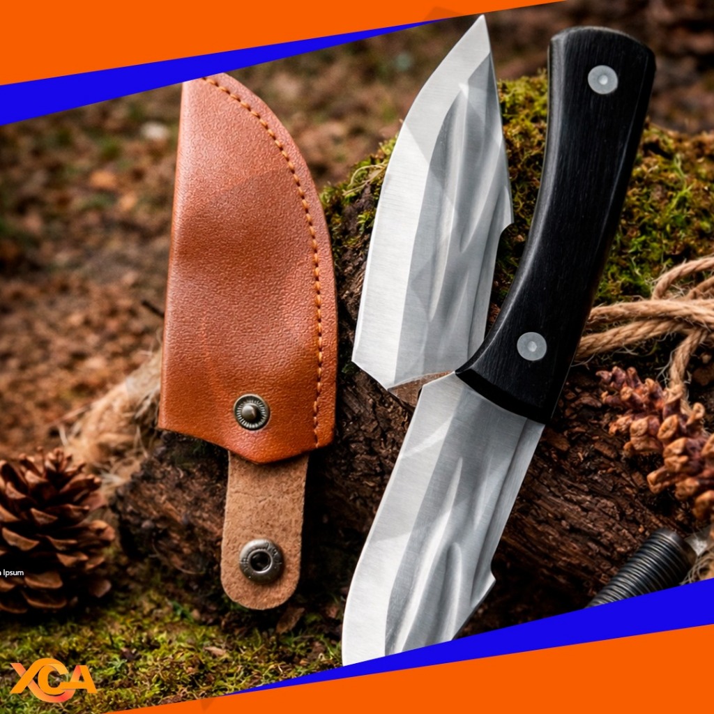 Faca Cutelo Artesanal Forjada Rústica Com Bainha Cozinha Churrasco Desossar Carne Chef Profissional em Oferta na Shopee