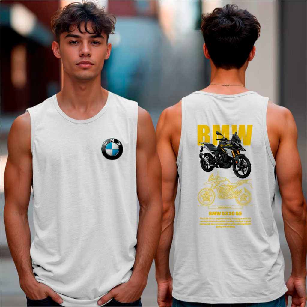 Camiseta Regata Moto BMW G310 GS Esportiva