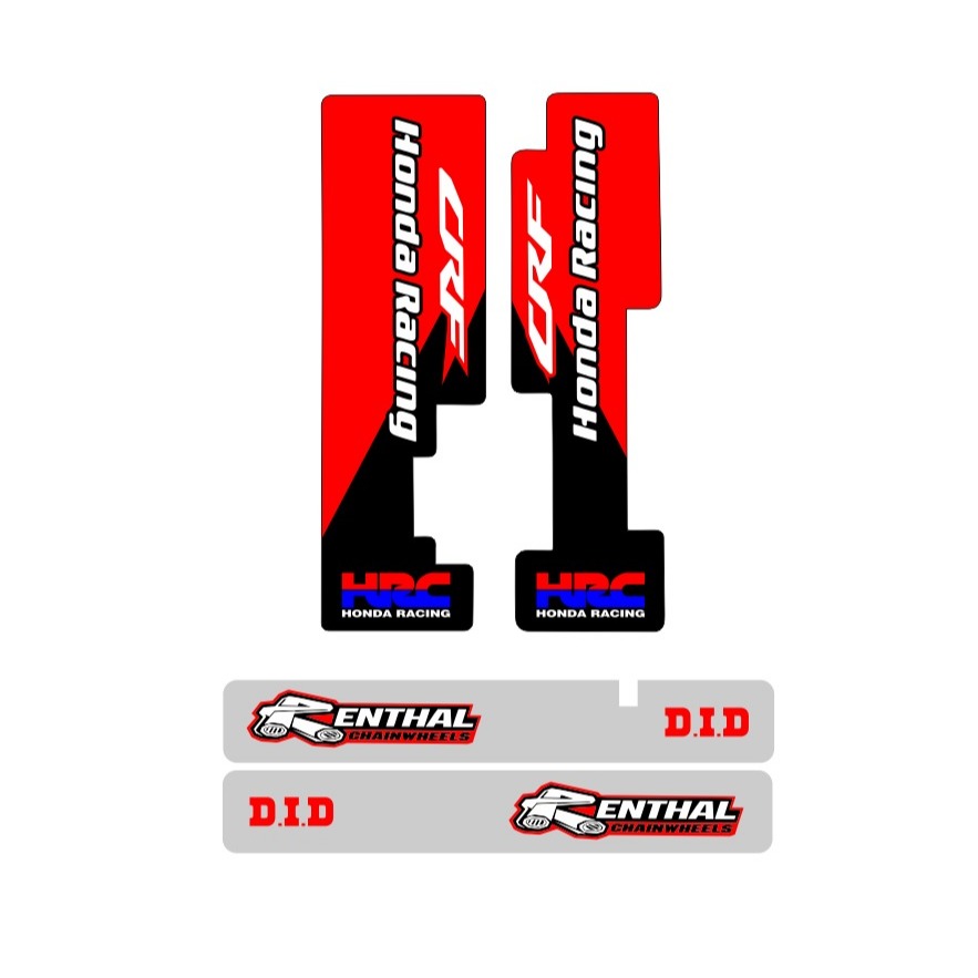 Adesivo Bengala E Balança Crf 250 f Nacional 0.20mm