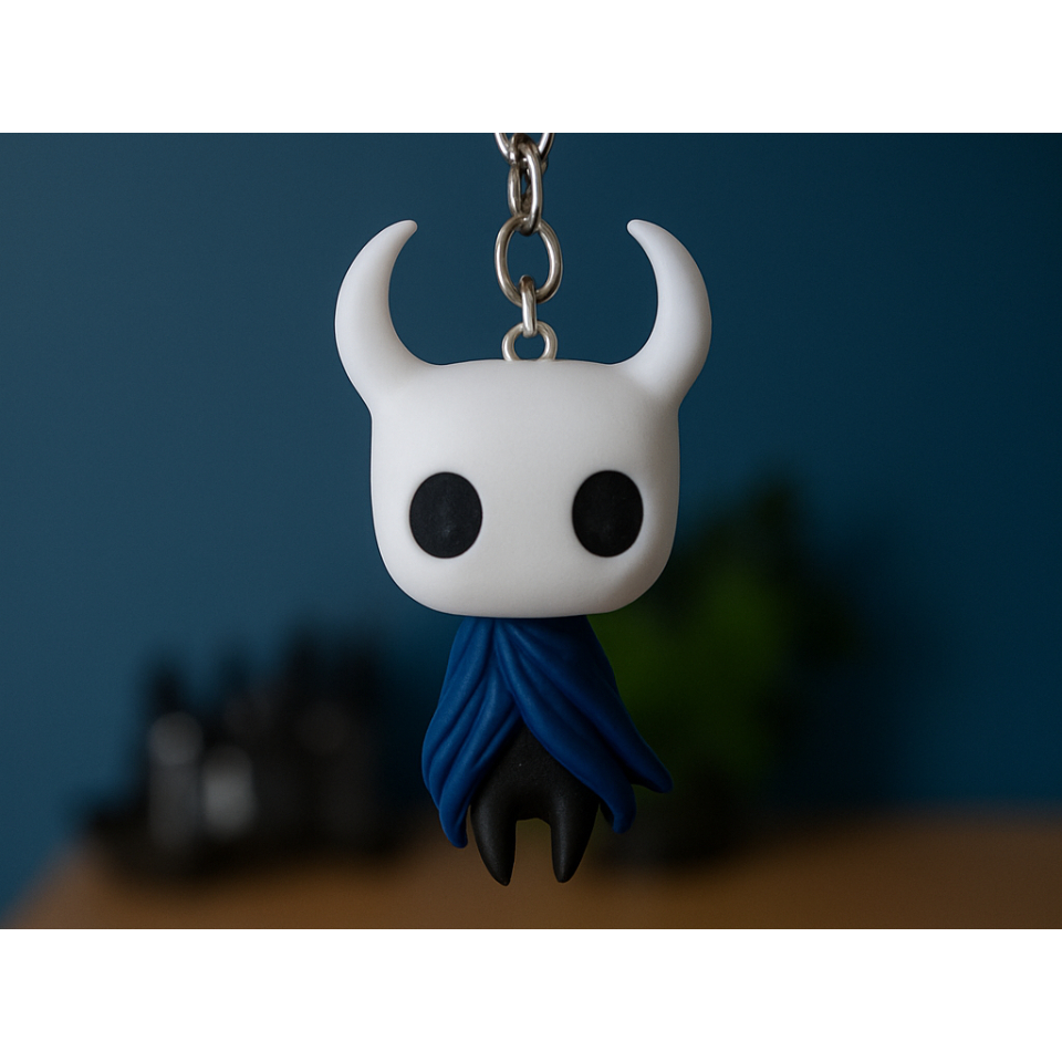 Chaveiro Hollow Knight Geek - Action Figure Miniatura Gamer Premium