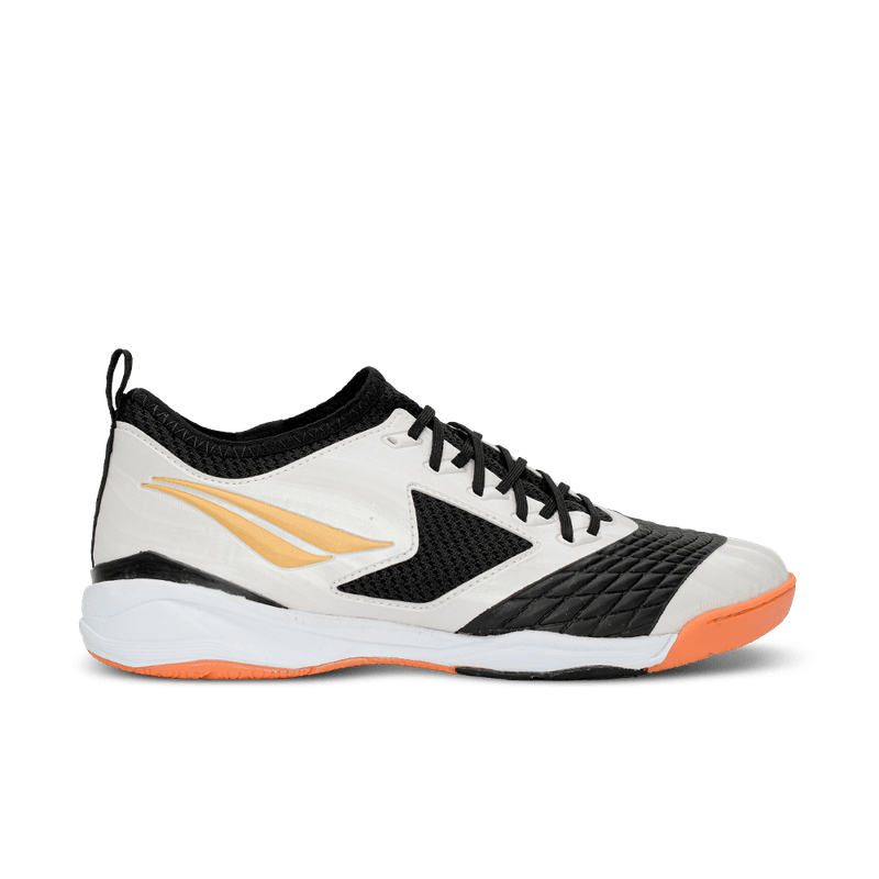 Chuteira Futsal Max 1000 Locker Ecoknit Branca/Dourado Penalty
