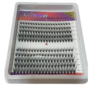 Fans de cílios pré-montados inclinados (L/R) em Oferta na Shopee