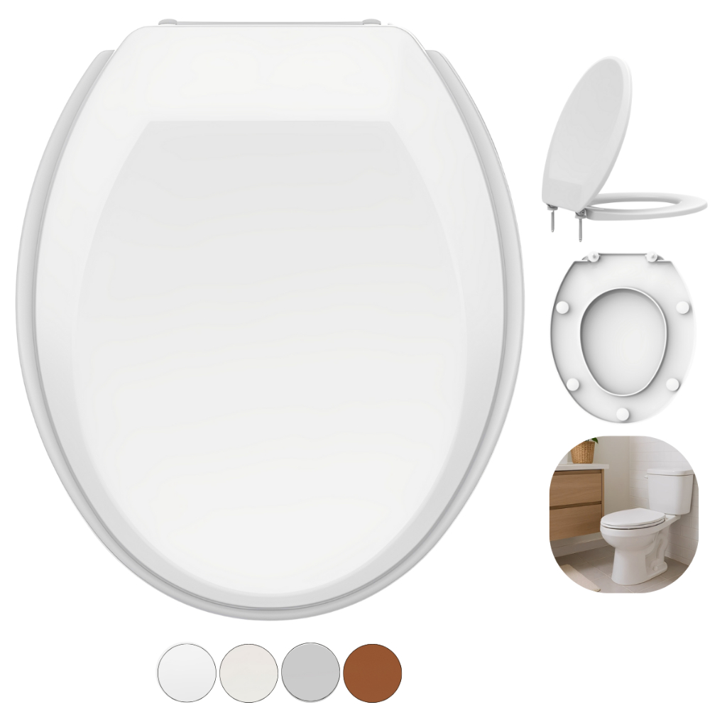Assento Sanitário Universal Prime Tupan Reforçado Branco Icasa Deca Incepa Celite Logasa Hervy