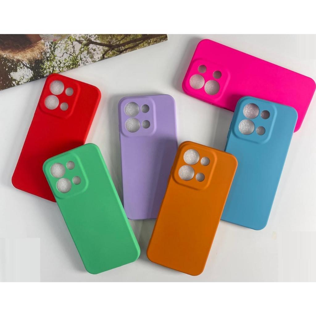 Capa Capinha Para Redmi 15C Silicone Aveludado Película Case