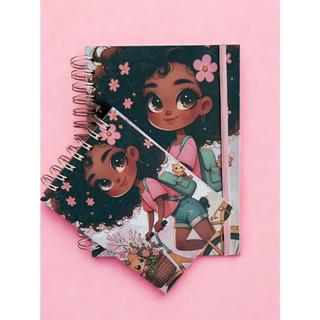 Caderno de Anotações/ A5 Pautado/ escolar / Capa Dura / Personalizados / Bloco A6