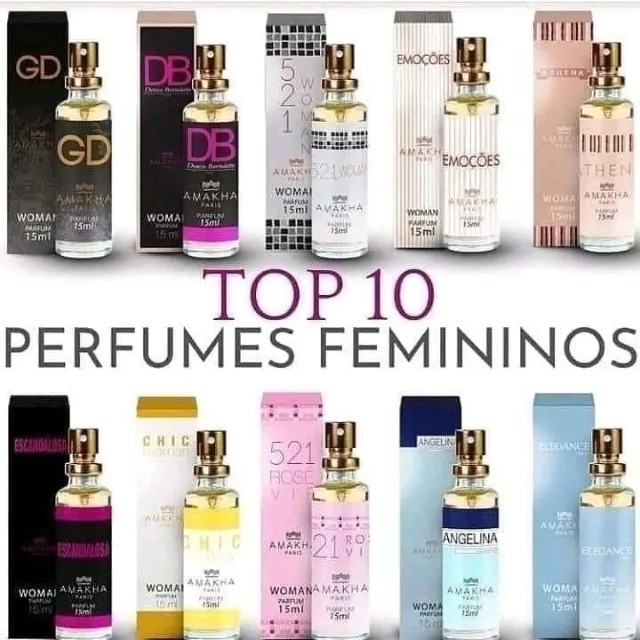 Perfume Feminino 15ml Amakha Paris  Sensacional. em Oferta na Shopee